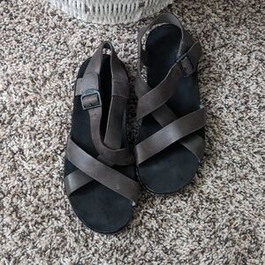 Chaco Brown Strappy Sandals